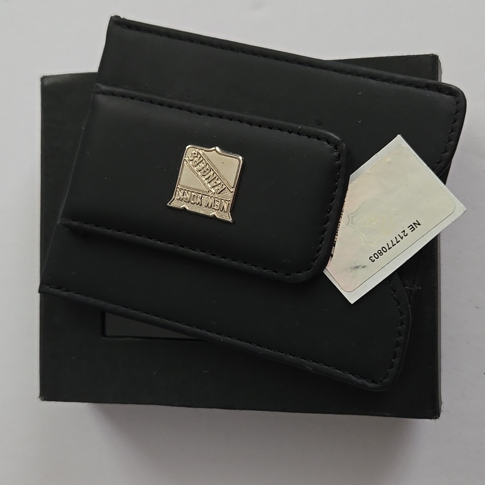 New York Rangers Leather Cash & Cardholder